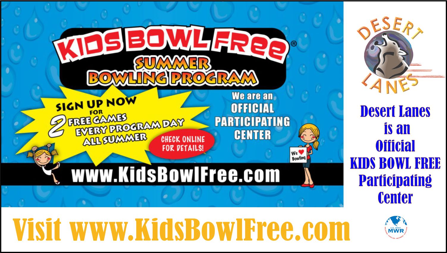 Kids Bowl Free Summer Program Ft