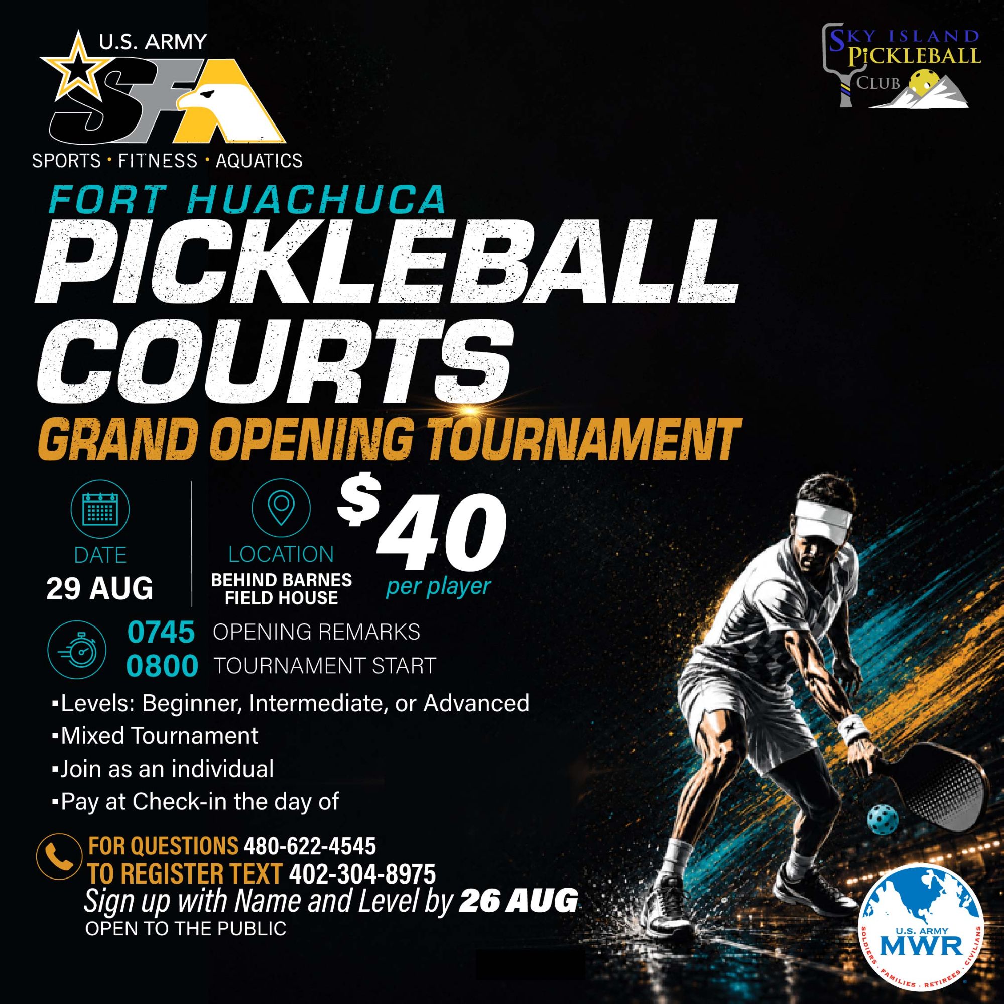 Pickleball Grand Opening