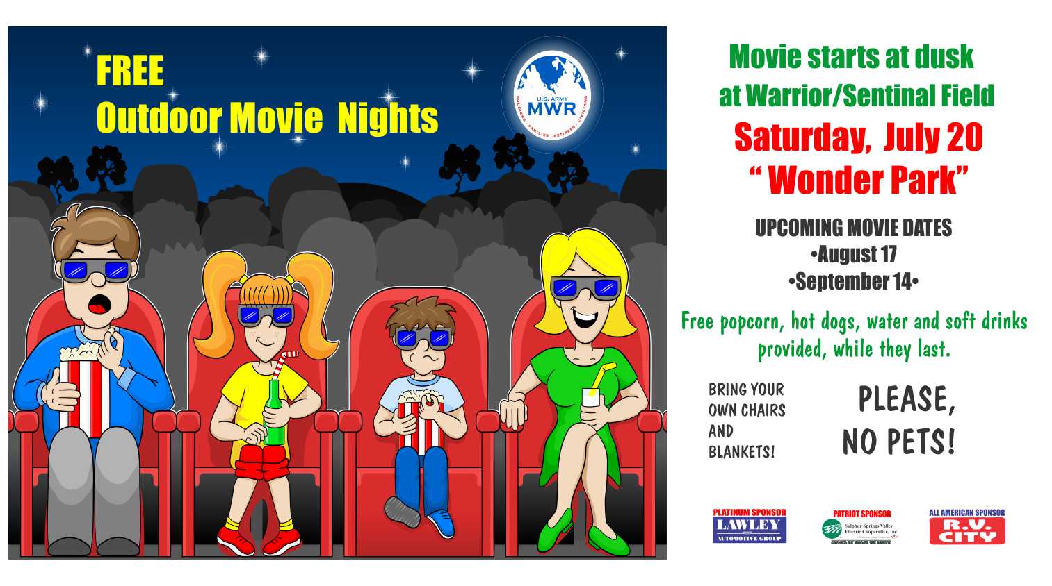 Free Outdoor Movie Night Free Outdoor Movie Night