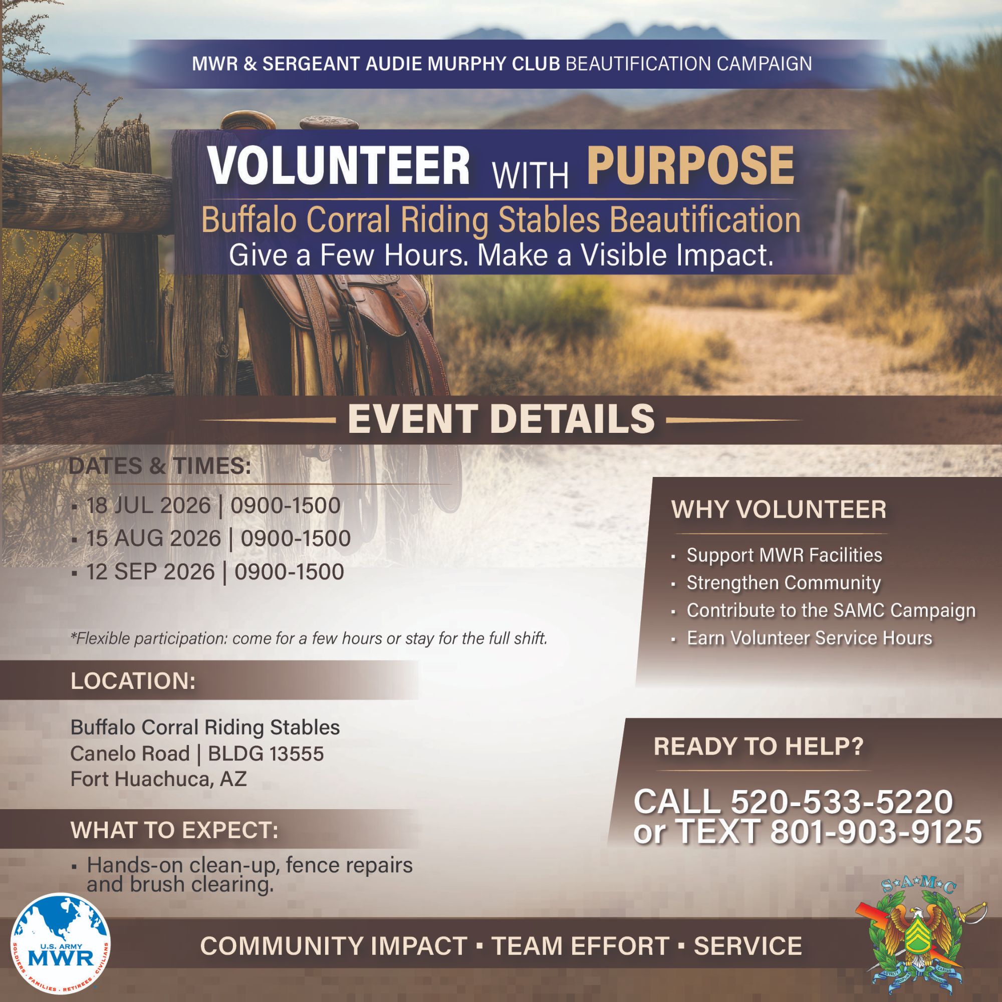 Volunteer at Buffalo Corral