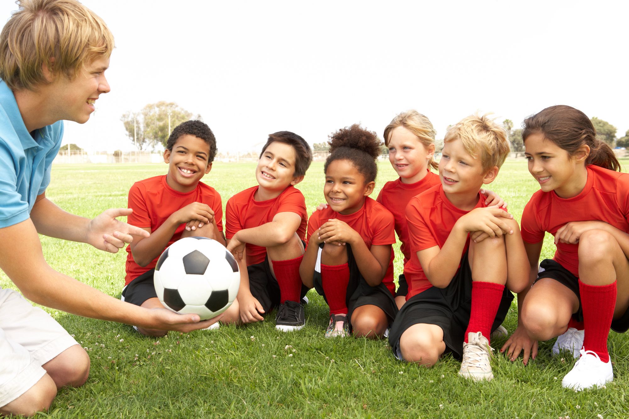 Volunteer Coach and Soccer Team