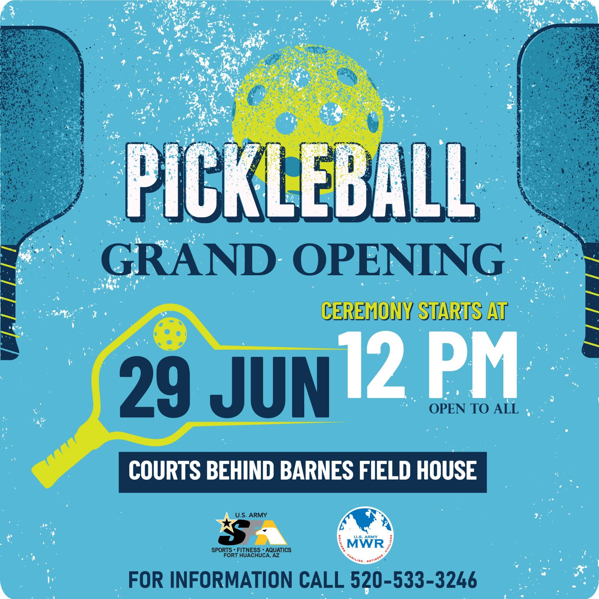 Pickleball Grand Opening