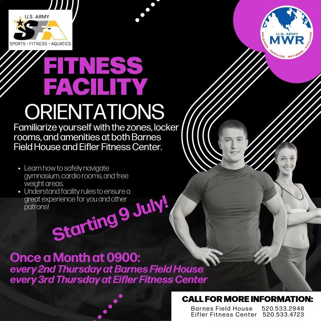 Fitness Facility Orientations