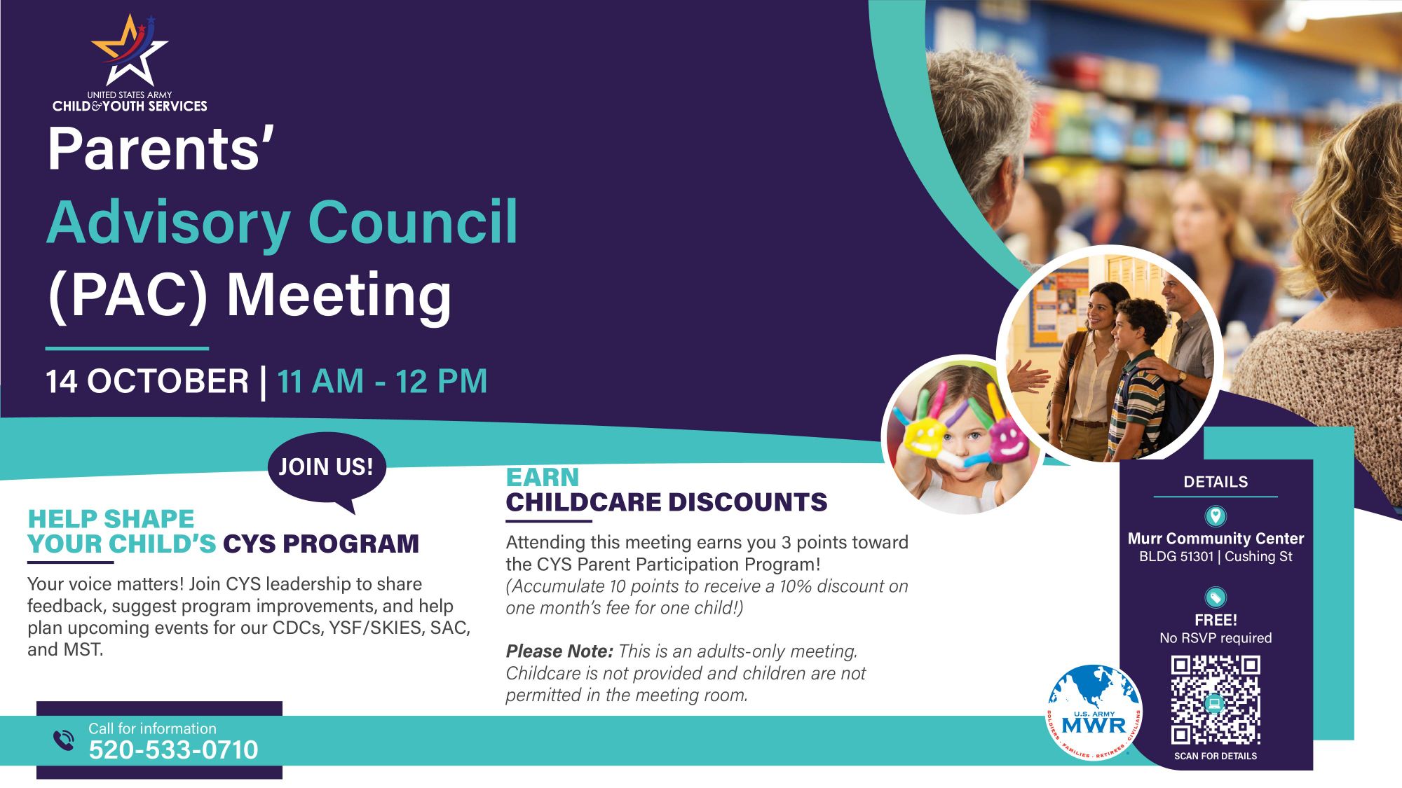 CYS Parent Advisory Council (PAC) Meeting