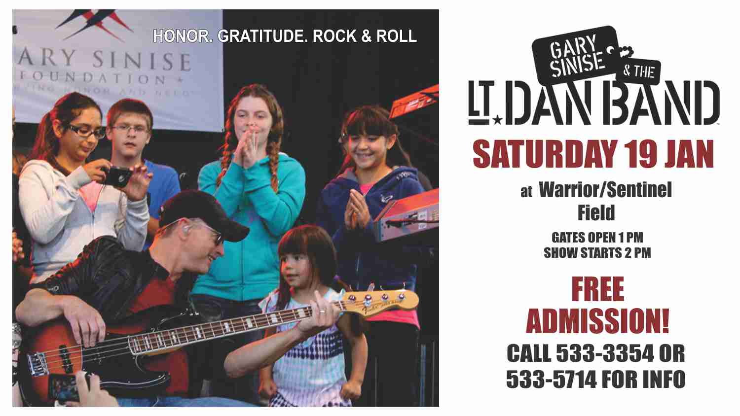 View Event The LT Dan Band Ft. Huachuca US Army MWR